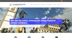 Desktop Screenshot of anwaltskanzlei-gutjahr.de